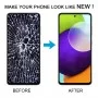 Pour Samsung Galaxy A52 4G SM-A525 6,43 pouces OLED LCD écran numériseur assemblage complet avec cadre (bleu)
